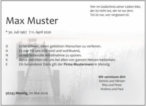 Bestattungen Pfaffinger Mendig Andernach Kell Dank DRZ3