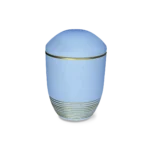 Bestattungen Pfaffinger Mendig Andernach Kell Urne AQUA WAVE Urne atlantikblau gold