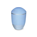 Bestattungen Pfaffinger Mendig Andernach Kell Urne AQUA WAVE Urne atlantikblau silber