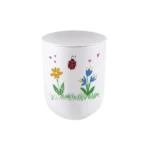 Bestattungen Pfaffinger Mendig Andernach Kell Urne JUNIOR ELEGANCE 24 Urne Marienkaefer weiss