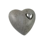 Bestattungen Pfaffinger Mendig Andernach Kell Urne STONE HERZ Urne silber